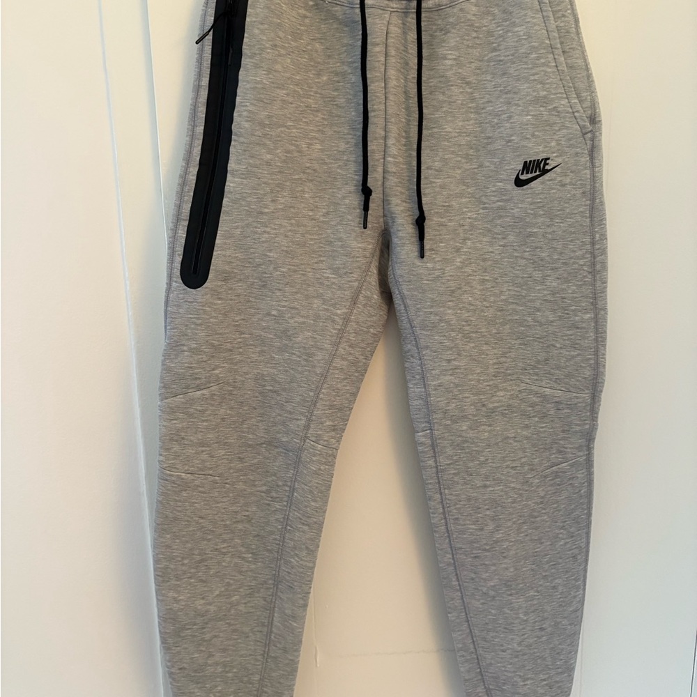 Nike Gray Sweatpants with Black Accents